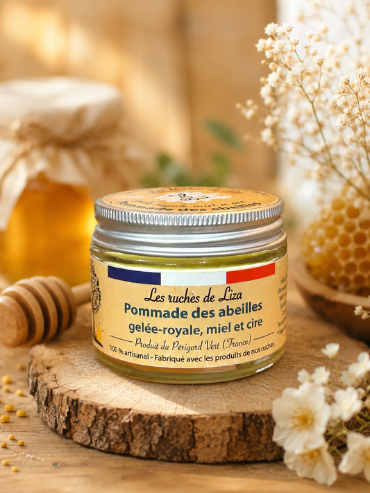 Pommade des Abeilles – Gelée Royale, Miel et Cire