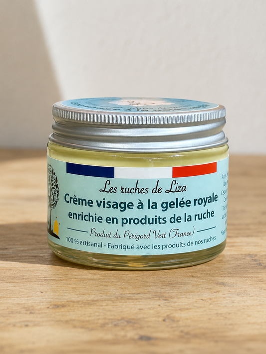 Crème Visage à la Gelée Royale – Les Ruches de Liza