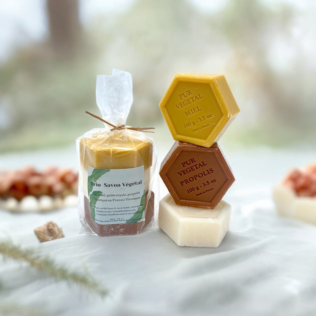 Savons trio 100% végétal de Provence