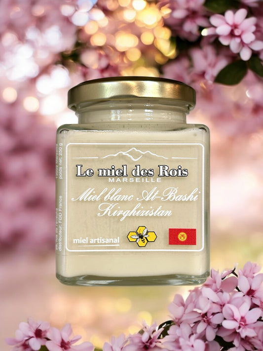 miel blanc du Kirghizistan