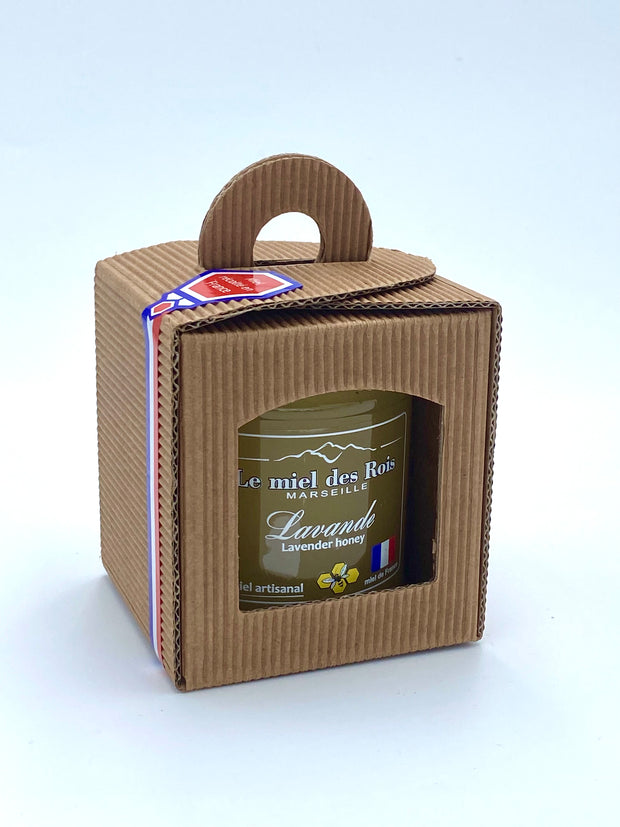 Coffret cadeau/ 1 pot de miel de 250g origine France