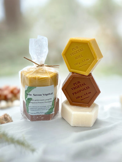 Savons trio 100% végétal de Provence
